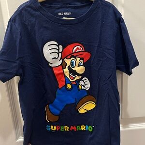 Old Navy Kids Super Mario Graphic Tee - Navy